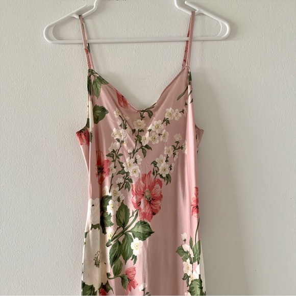 NWT Reformation Parma Silk Dress Rose Garden - Picture 7 of 16